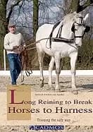 Image of long reining to break horses to harness training the safe way