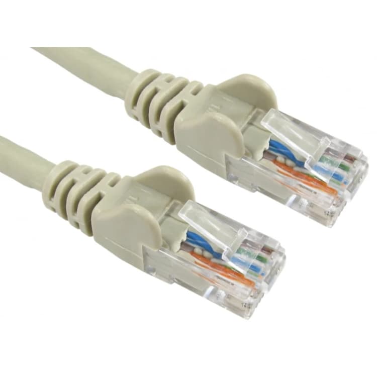 Image of Cables Direct 0.5m Economy Gigabit Networking Cable - Grey