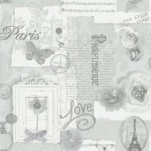 Image of Arthouse Felicity Wallpaper - Silver