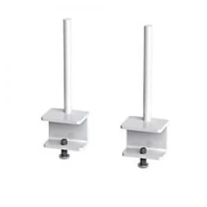 Image of Dams International Fabric Screen Brackets AFSBK-WH Aluminium White