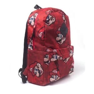 Image of Nintendo - Super Mario Bros. Sublimation Print Backpack - Red