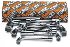 Image of Beta Tools 937 /S17 17pc Double End Hex/Bi-Hex Socket Wrench Set 009370081