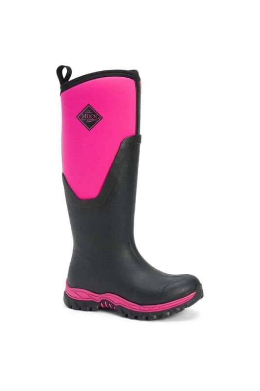 Image of Muck Boots Muck Boots Arctic Sport II Tall Black/Pink Female 7 SK38712