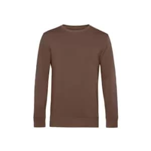 Image of B&C Mens Organic Crew Neck Sweat (XS) (Mocha)