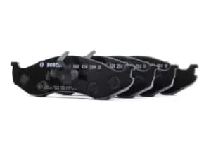Image of Bosch Brake pad set 0 986 424 284 Brake pads,Brake pad set, disc brake KIA,JEEP,CARNIVAL I (UP),Grand Cherokee I (ZJ, ZG),CHEROKEE (XJ)