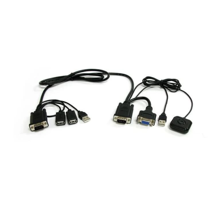 Image of StarTech.com StarTech.com 2 Port USB VGA Cable KVM Switch w/ Remote Switching SV221NANOU