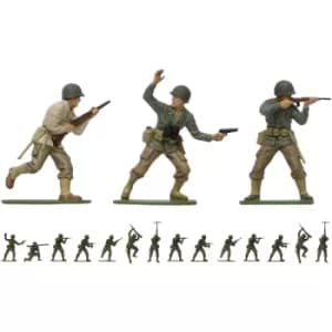 Image of Airfix WWII U.S. Infantry Vintage Classics Figures 1:72 Scale Model Kit