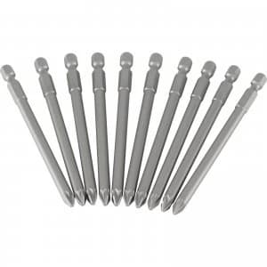 Image of Stanley Pozi Screwdriver Bit PZ2 100mm Pack of 10