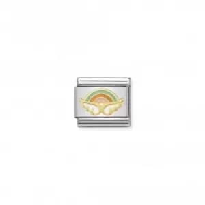Image of Nomination Composable Classic Gold Angel Of Happy Endings Link 030272/38