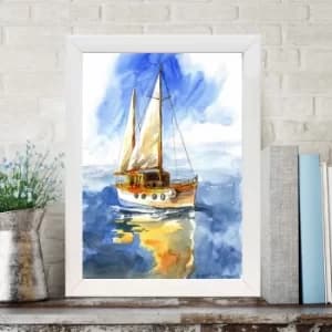 Image of BC780192925 Multicolor Decorative Framed MDF Painting