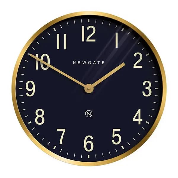 Image of Newgate Clocks Mr Edwards Wall Clock - Gold One Size
