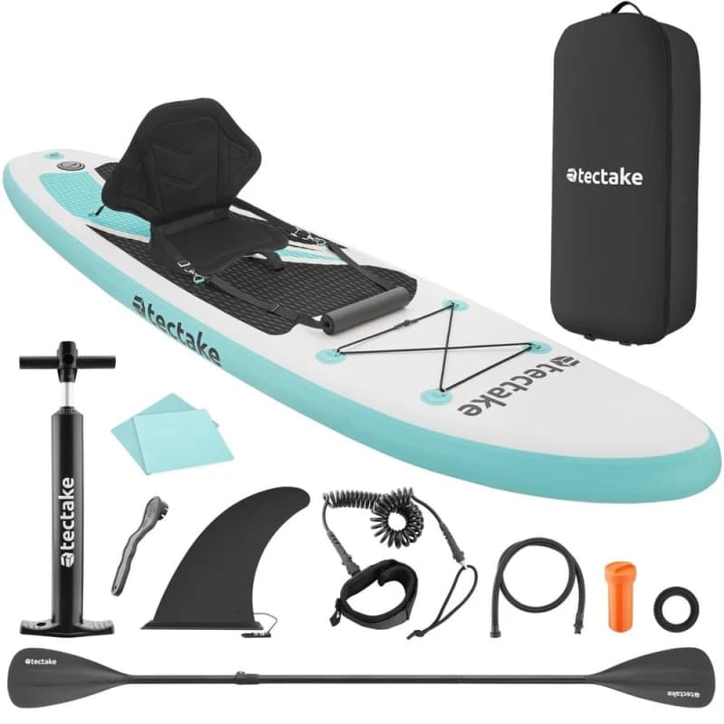 Image of tectake Paddle Board in White White Unisex