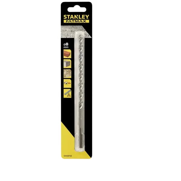 Image of Stanley Fatmax Masonry Drill Bit 8 x 200mm - STA58703-QZ