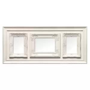 Image of Premier Housewares Multi Frame 3 Photo Cream Plastic Vintage Style Frame - 1 of 5 x 7", 2 of 4 x 6"
