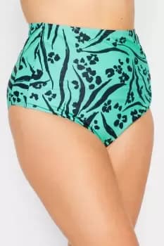 Image of Animal Print Bikini Bottoms