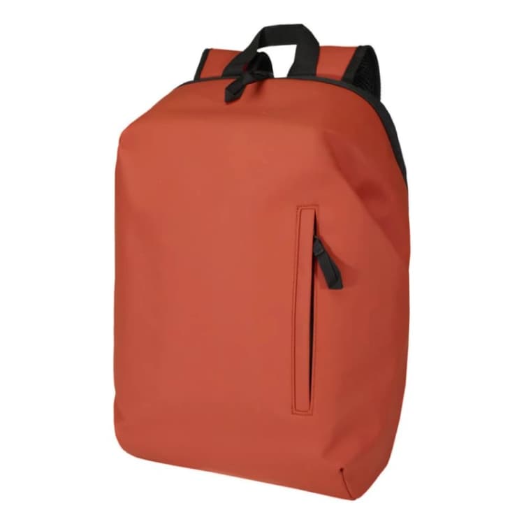 Image of Floso Mens Resi Plus Anti-Theft 18L Laptop Backpack in Red Red Male