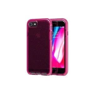 Image of Tech 21 Evo Check Phone Case for iPhone 7/8 - Fuchsia