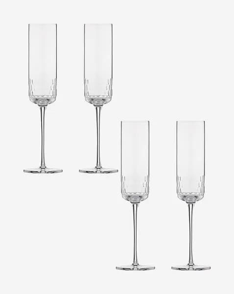 Image of Ravenhead Pisa Set of 4 Champagne Flutes