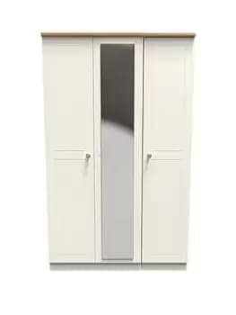 Image of Swift Grove 3 Door Mirror Wardrobe