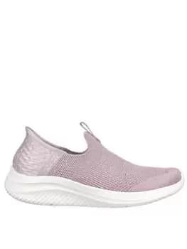 Image of Skechers Ultra Flex 3.0-smooth Step Slip On - Mauve, Purple, Size 3, Women