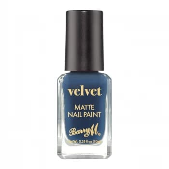 Image of Barry M Velvet Nail Paint - Silent Cove Navy Blue
