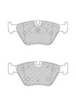 Image of Ferodo FDB4753 Brake Pad Set Front Axle Premier Car