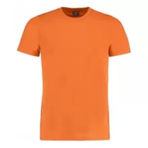 Image of Kustom Kit Mens Superwash 60 Fashion Fit T-Shirt (XL) (Bright Orange Marl)