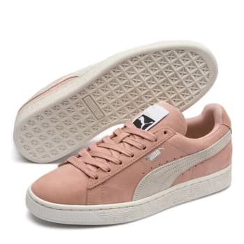 Image of Puma Suede Classic Trainers - Peach/Mshmallow