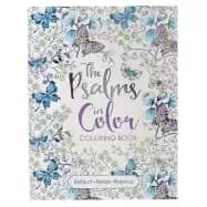 Image of psalms in color inspirational coloring book with scripture For Her and te