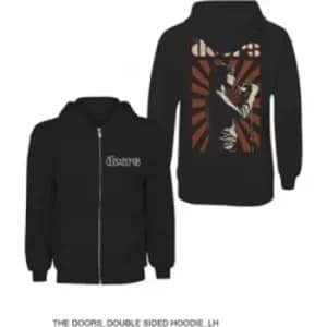 Image of The Doors Lizard King Zip Hoodie Black: Medium
