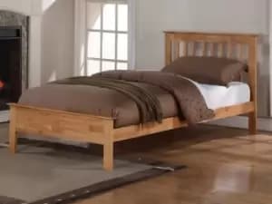 Image of Flintshire Pentre 3ft Single Oak Wooden Bed Frame