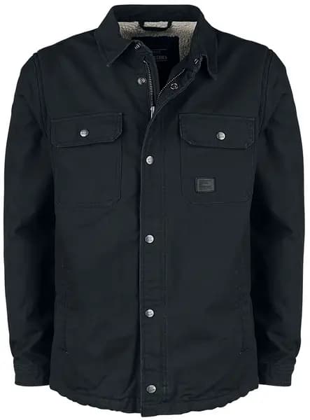 Image of Vintage Industries Dean Sherpa Between-seasons Jacket Black S Men