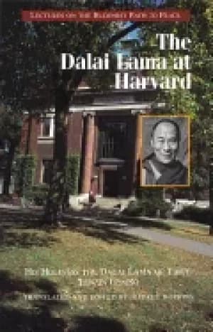 Image of dalai lama at harvard