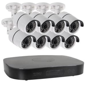 Image of electriQ 8 Camera 1080p HD CCTV System with 2TB Hard Drive
