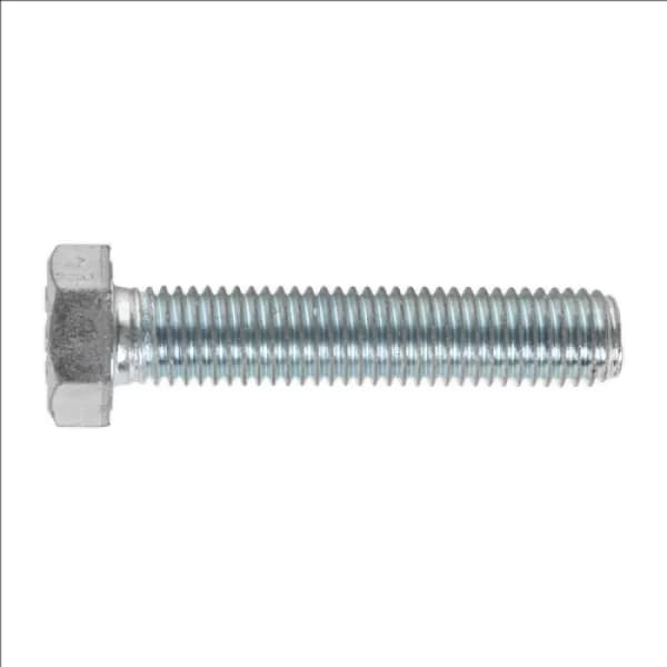 Image of Genuine SEALEY SS1470 HT Setscrew M14 x 70mm 8.8 Zinc DIN 933 Pack of 10