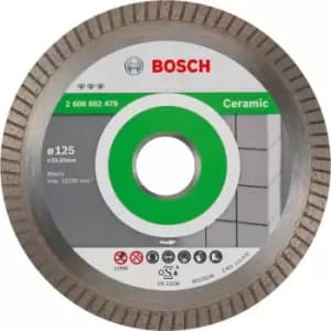 Image of Bosch Best Extraclean Turbo Diamond Disc for Ceramics 125mm