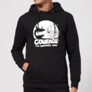 Image of Courage The Cowardly Dog Spotlight Hoodie - Black - XXL