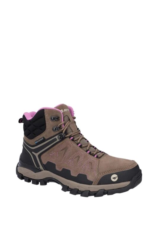 Image of Hi-Tec 'V-Lite Explorer WP' Hiking Boots Brown female