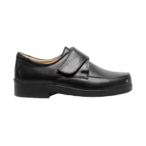 Image of Roamers Mens Extra Wide Fitting Touch Fastening Casual Shoes (10 UK) (Black)
