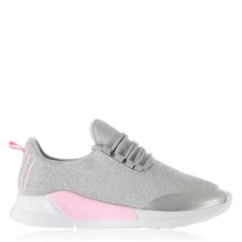 Image of Fabric Santo Trainers Infant Boys - Silver/Pink