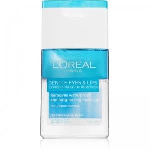 Image of LOreal Paris Gentle Eye and Lip Makeup Remover for Sensitive Skin 125ml