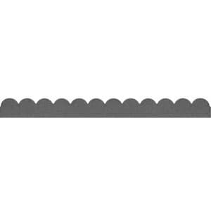 Image of Ez Border Flexi Curve Scallop Border - Grey