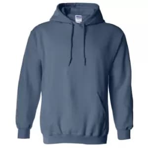 Image of Gildan Heavy Blend Adult Unisex Hooded Sweatshirt / Hoodie (L) (Indigo Blue)