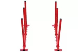 Image of Power-TEC 92321 Folding Bumper Rack - Wall Mounted