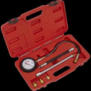 Image of Sealey VSE300D Petrol Engine Compression Tester Deluxe