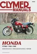 Image of honda vt500 1983 1988 clymer workshop manual
