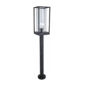 Image of Lutec Flair Outdoor Post Light - Matt Black