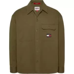 Image of Tommy Jeans Tjm Essential Overshirt - Green