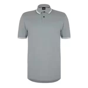 Image of Boss Parlay Pique Polo Shirt - Green