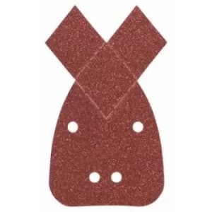 Image of Bosch Accessories 2607017113 Multi-purpose sandpaper set Hook-and-loop-backed, Punched Grit size 80, 120, 180 (L x W) 93mm x 62mm 1 Set